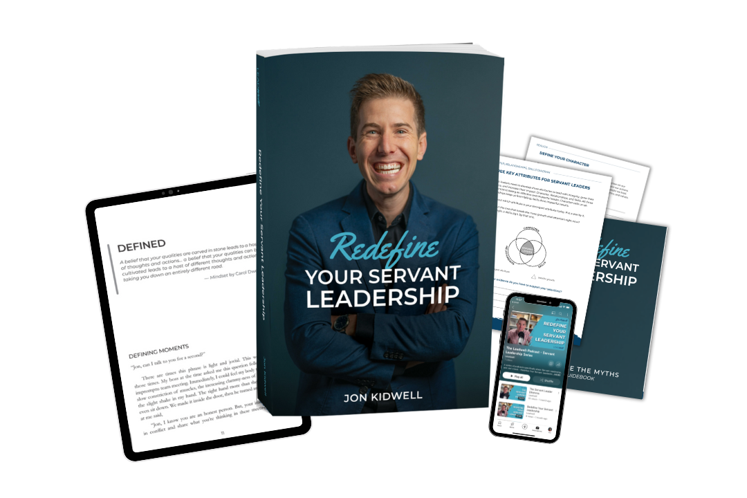 buy the book, redefine your servant leadership, get the bundle